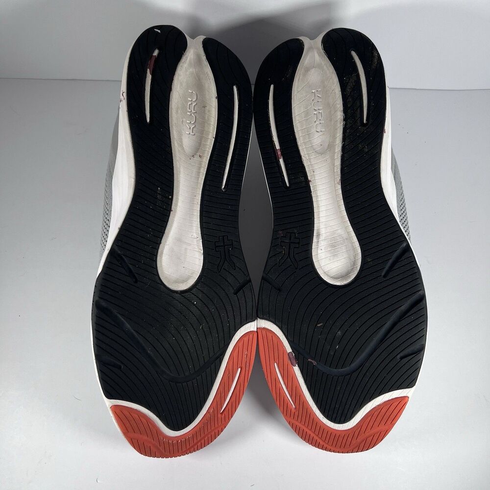 Kuru Atom Quick Lace Gray Comfort Athletic Shoes Sneakers Men's Size 13 - Picture 7 of 8